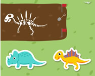Dino fossil keress HTML5 jtk